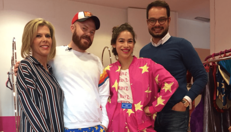 Cósima Ramírez y Javier Carrera, junto a Carmen Díaz y Jordi Pérez (Foto TA)